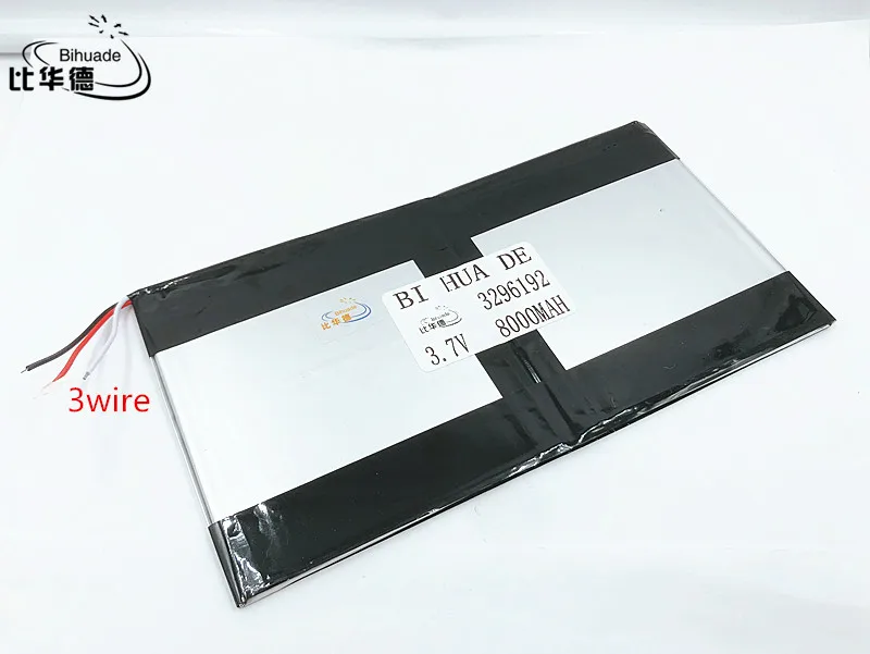 Li po 3 7 В 8000 мАч для X98 air 3G P98 v99i планшетный ПК аккумулятор провода идеальное