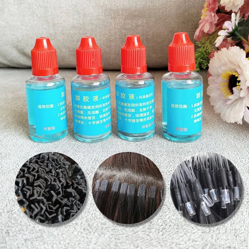 

30ml Adhesive Remover Liquid Fast Remove Hair Glue Tape For Lace Wig Toupee Hairpiece Weaving Extension Accessory