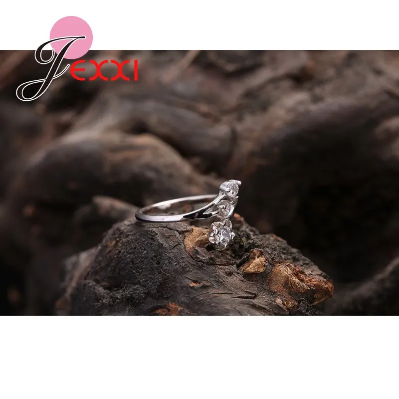 Новое поступление модные женские/женские кольца из стерлингового серебра 925