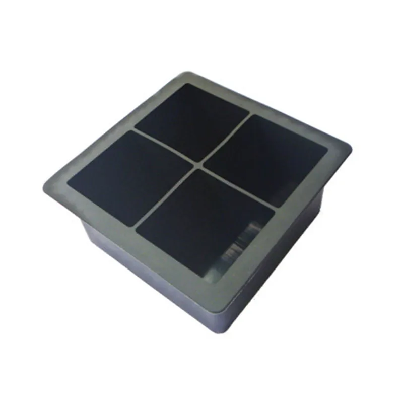 4 полостная большая силиконовая форма для напитков льда пудинга желе мыла лоток