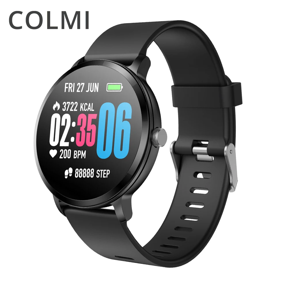 COLMI V11 Смарт часы IP67 водонепроницаемый закаленное стекло активности фитнес сердечного ритма кровяное давление Smartband Брим часы браслет