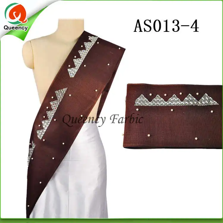 Оптовые продажи камни и бусины для головного убора в нигерийском стиле aso ook gele