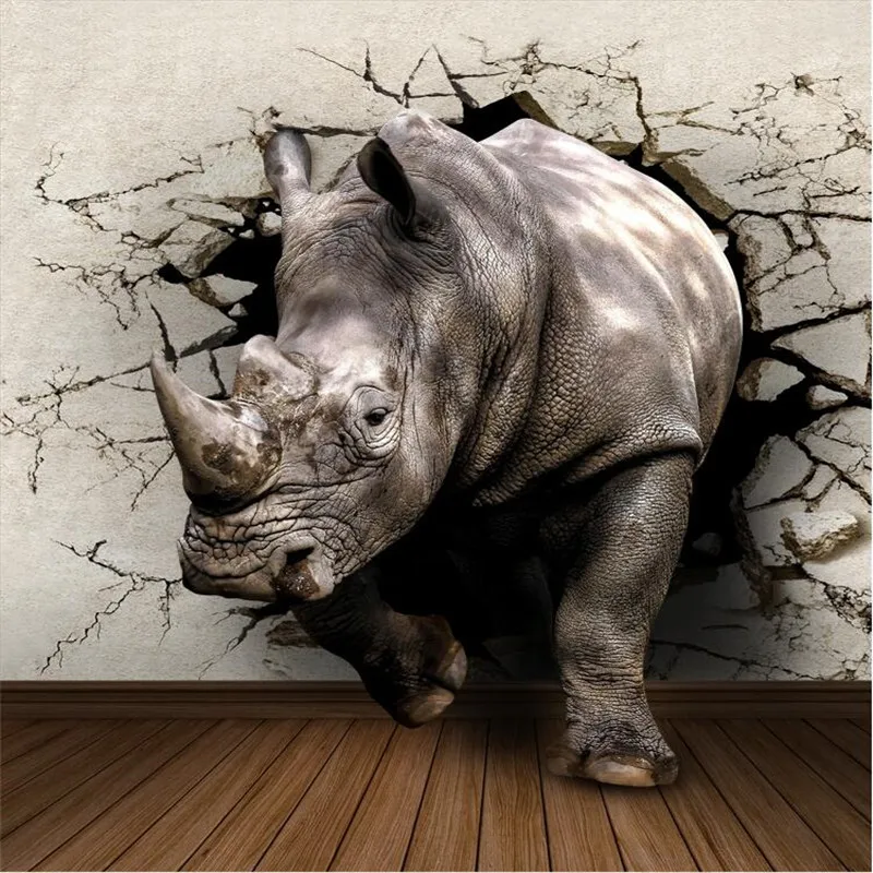 Качественные фотовспышки из ткани обои/Животные Гостиная ТВ фон детская комната