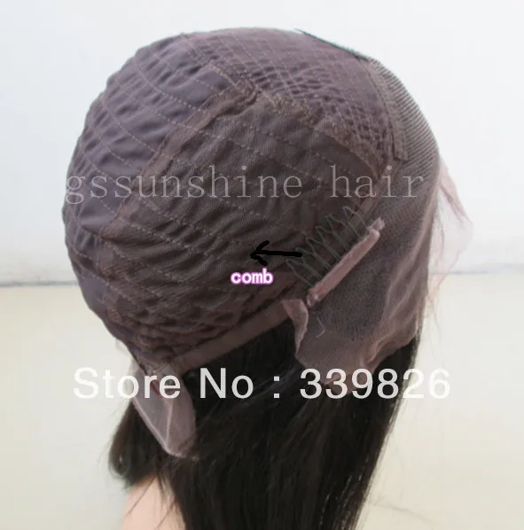 Free shipping! 16&quot #1b natural straight 100% peruvian human hair short bob lace front wig with superior quality |
