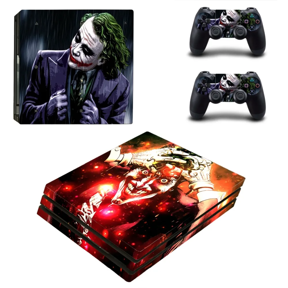 Наклейка на кожу DC Joker и Batman PS4 Pro Виниловая наклейка для консоли Sony Playstation 4 2