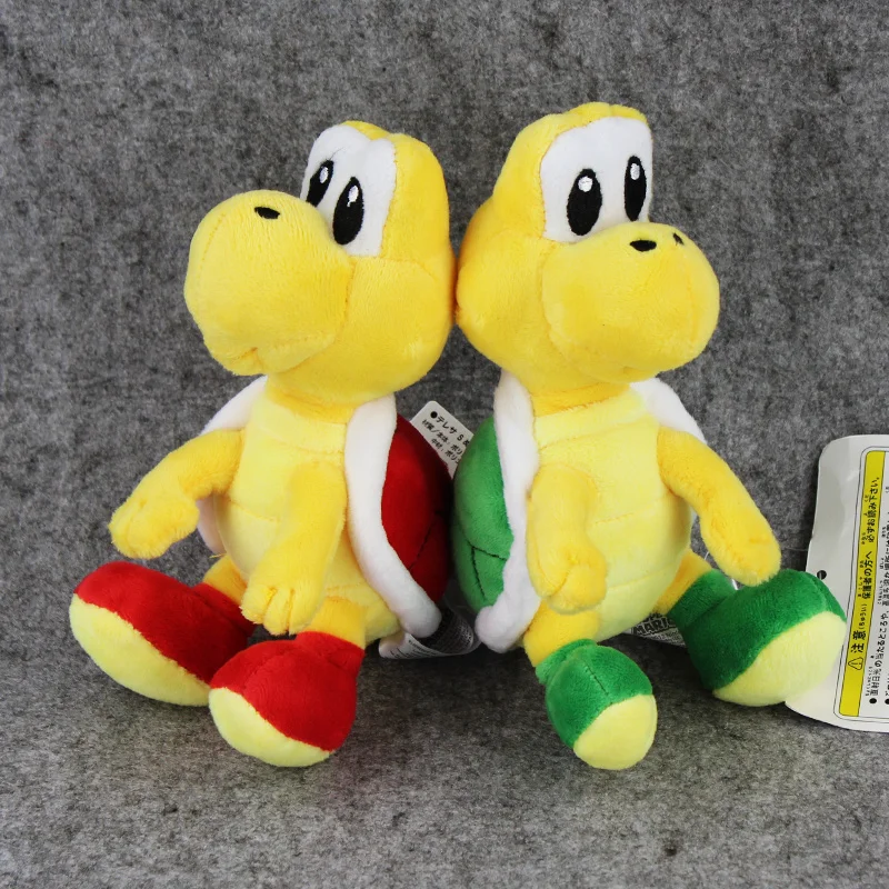 2 шт./лот 16 см Милая черепаха Koopa плюшевая кукла Горячая игра мягкая игрушка