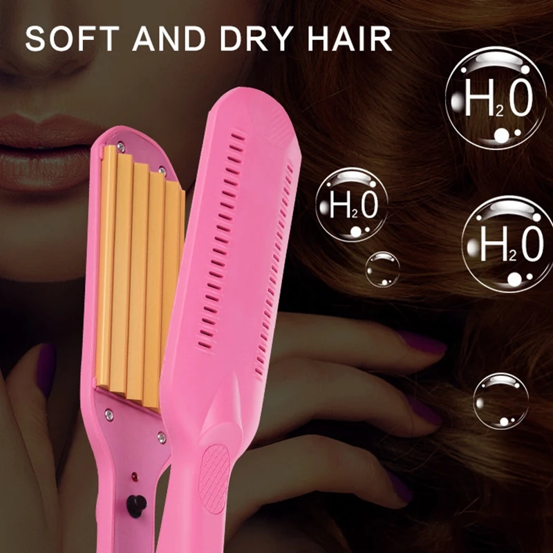 Контроль температуры гофрированные щипцы для завивки волос пушистые маленькие