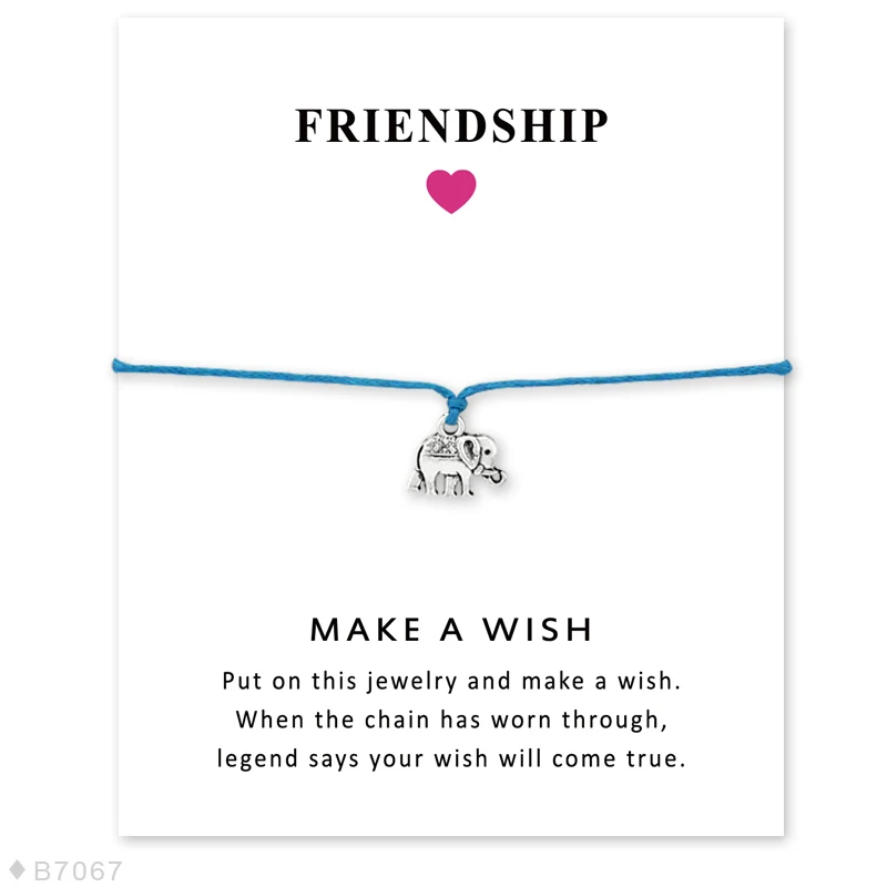 Браслет с подвесками в виде совы и слона для подружки невесты | Украшения