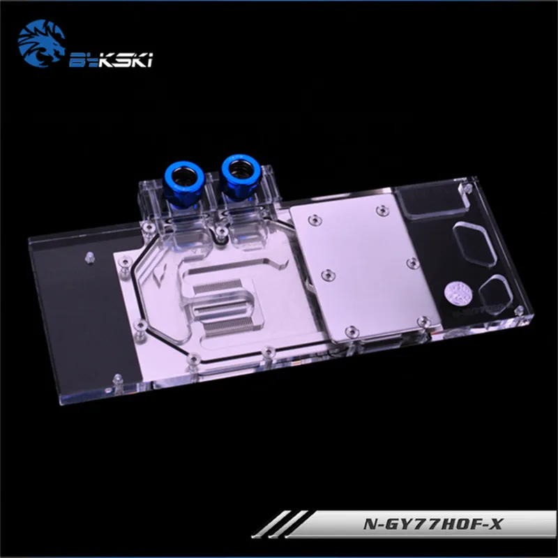 Bykski полный охват GPU водный блок для GALAX GTX760 770 680 HOF видеокарта N GY77HOF X|Кулеры и