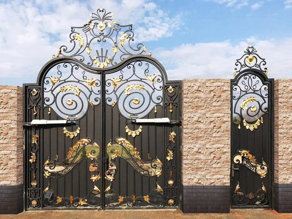 Gate Driveway Security Gates Small Iron Gate