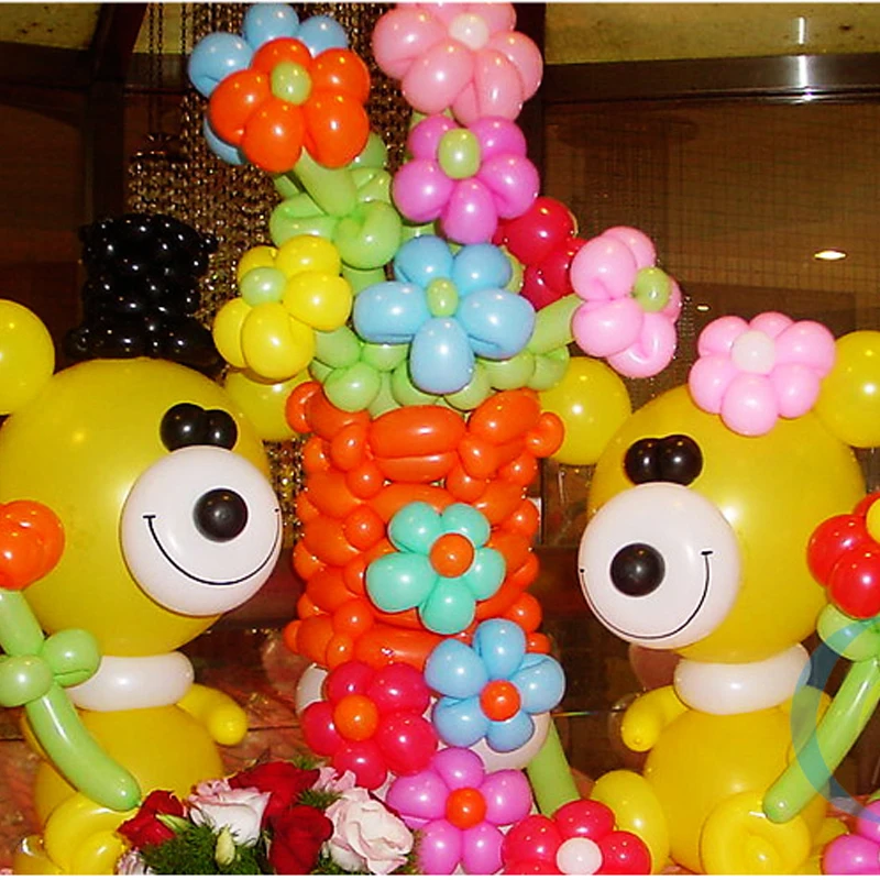 Zilue 100PCS/Lot Latex Balloons Modelling Animal Birthday Party Wedding Christmas Decoration Balloon Kids Toy Long Baloon | Дом и сад