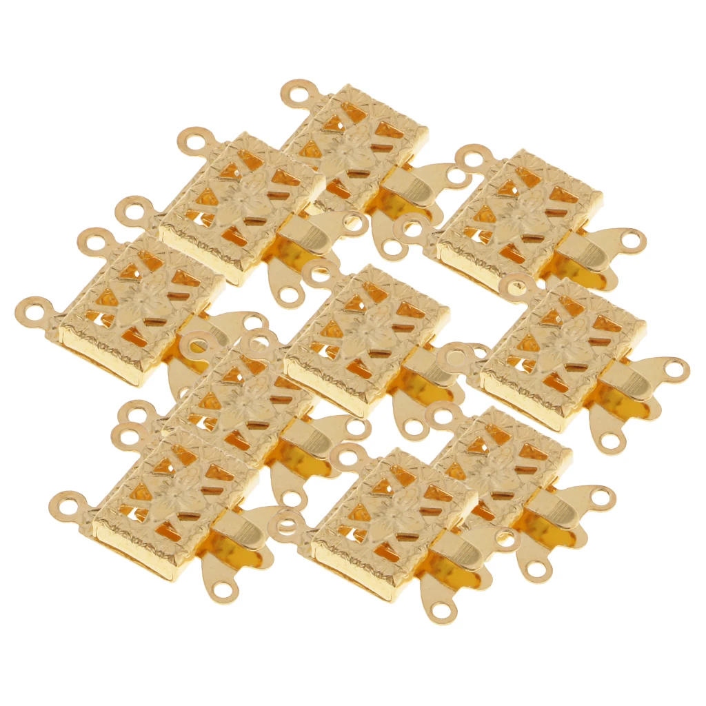 10 шт. металлический браслет ожерелье ювелирных изделий коннекторы коробки