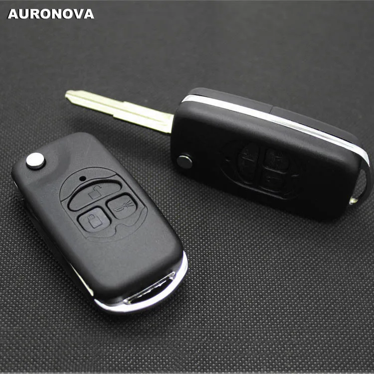 AURONOVA новый обновленный Складной Корпус ключа для Buick Excelle 3 кнопки чехол
