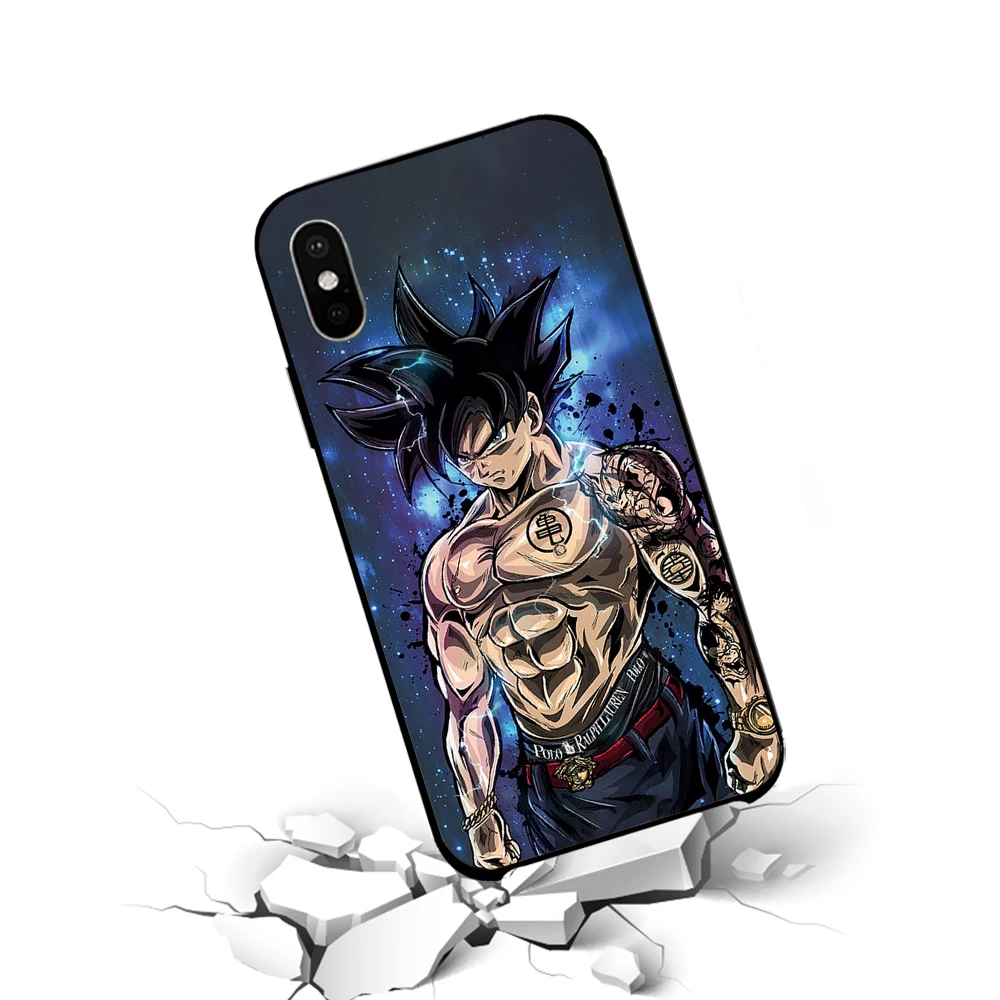 Dragon ball серии ТПУ силиконовый чехол для iPhone XS MAX XR 5 6 7 S плюс защитить резиновая 8 Plus |