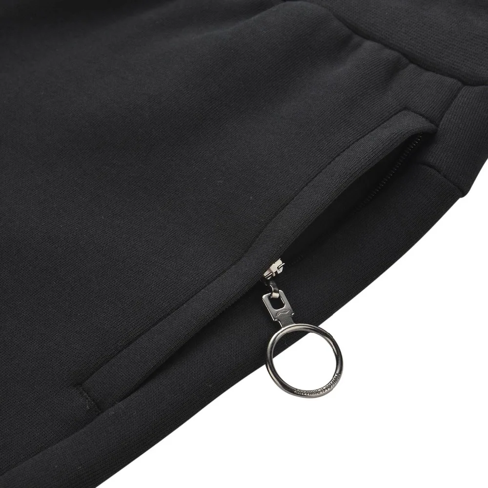 Женские спортивные брюки Li Ning прямые из 71% хлопка и полиэстера с подкладкой 29% для