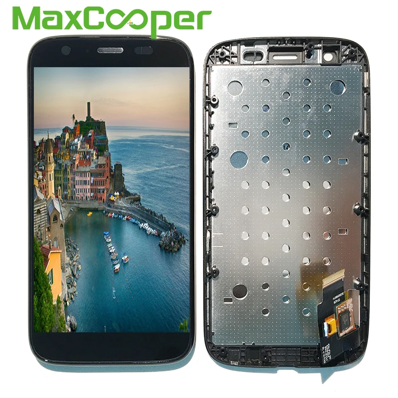 ЖК дисплей и дигитайзер сенсорного экрана Motorola Moto G G1 XT1032 XT1033 10 шт. модуль в сборе