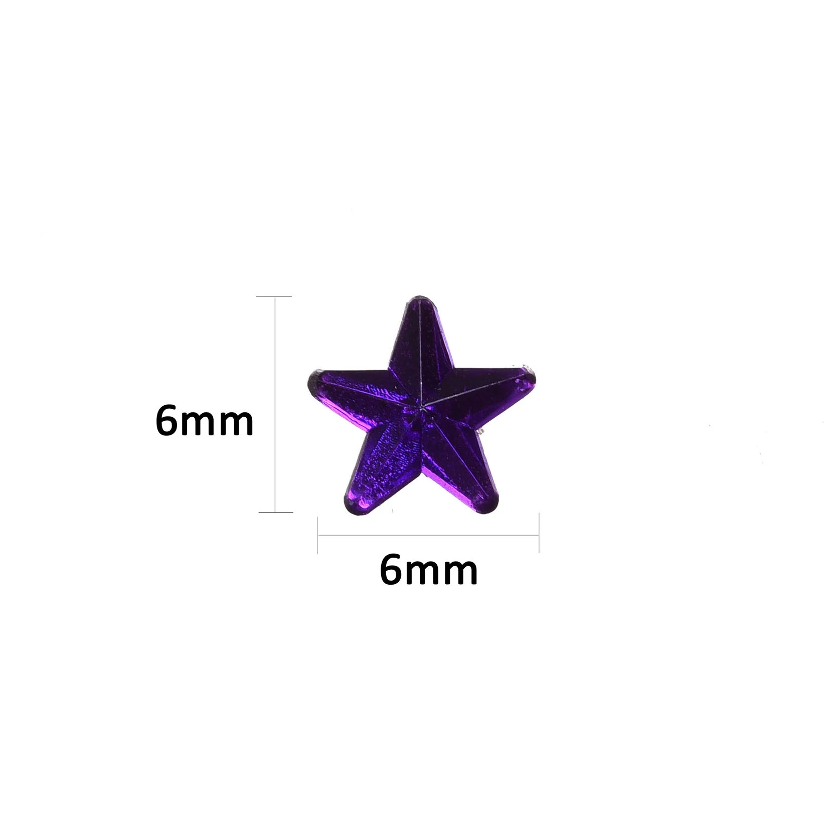 1000 шт. акриловый смешанный Звездные Кабошоны для скрапбукинга тонкий телефон