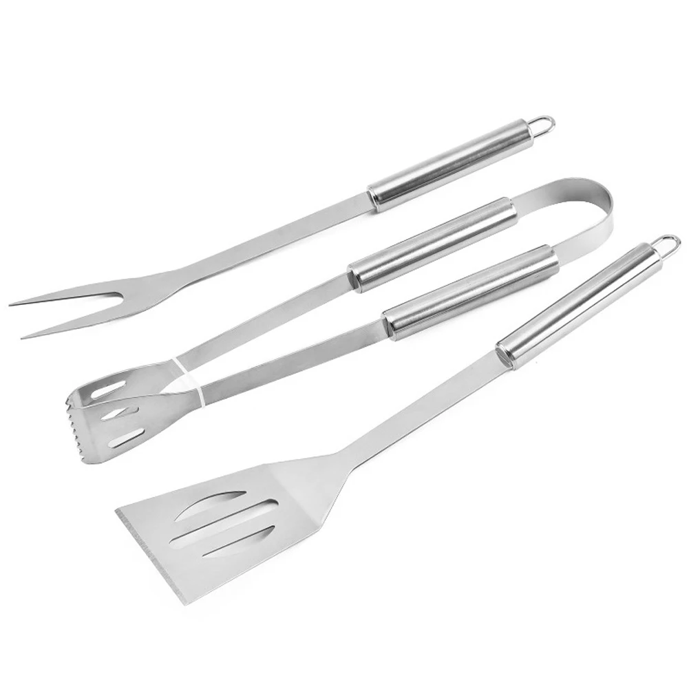 3 шт. прочный вилка инвентарь для барбекю безопасный висящий современный Тонг