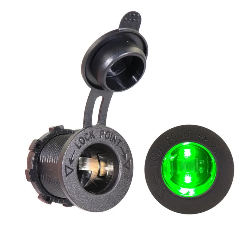 

2019 12V Motorcycle Car Boat Tractor Accessory Waterproof Cigarette Lighter Power Socket Plug Outlet Car-styling New