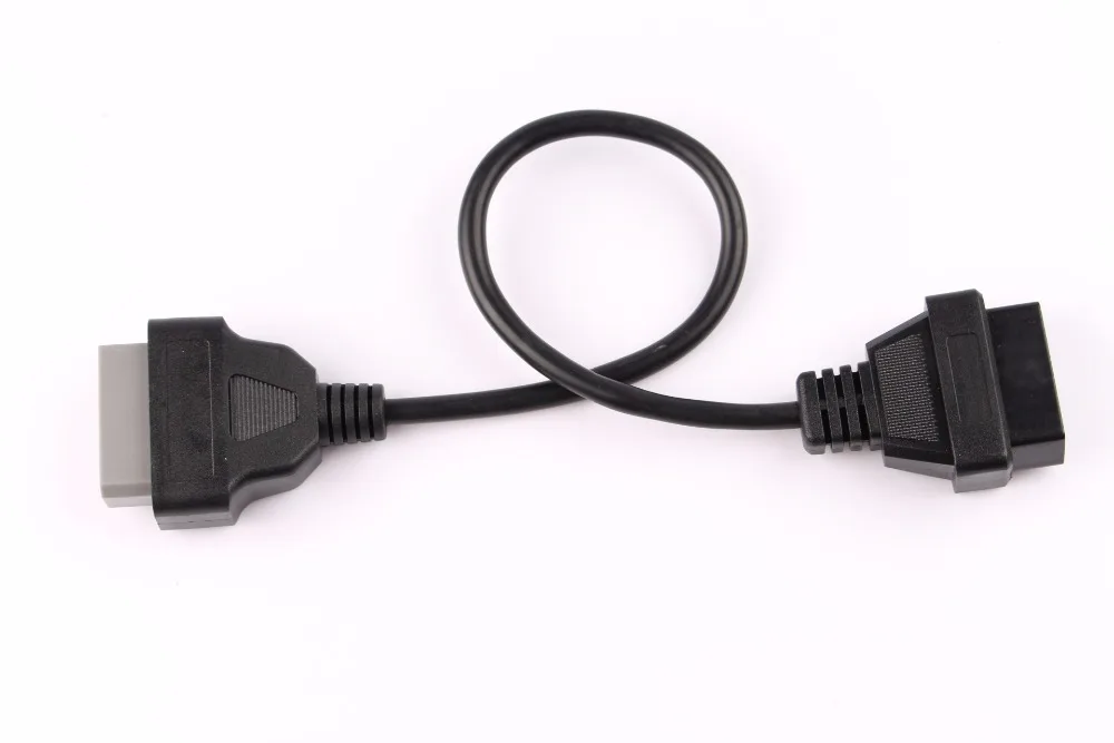Для Nis Сан 14PIN мужчина к DLC 16PIN женский OBDII кабель 14 PIN до 16 OBD2 адаптер OBD 2