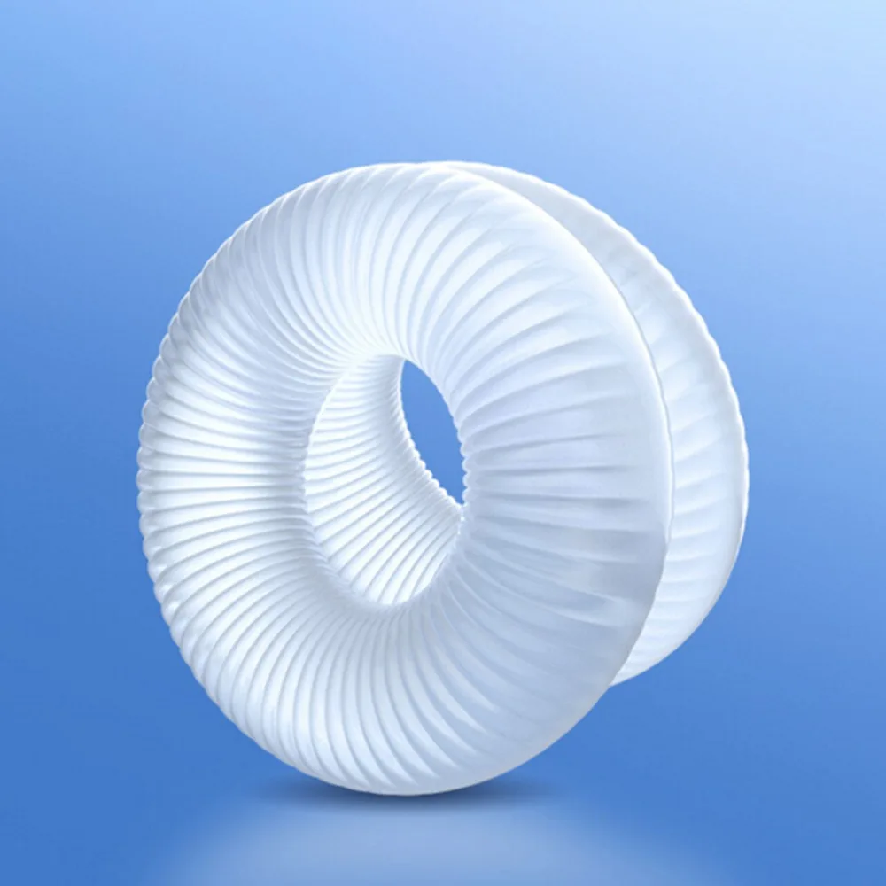 Мягкое Силиконовое двойное кольцо на пенис для задержки эякуляции замедлитель