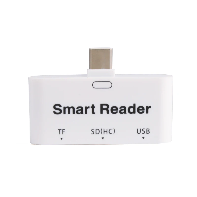 Высококачественный мини 3 в 1 Type-C USB 0 OTG SD/TF удлинитель карты смарт-кардридер