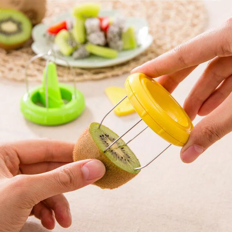1 Set Creative Kiwi Fruit Mini Cutter Peeler Slicer Portable Kitchen Gadgets Tools For Pitaya Cooking Tool | Дом и сад
