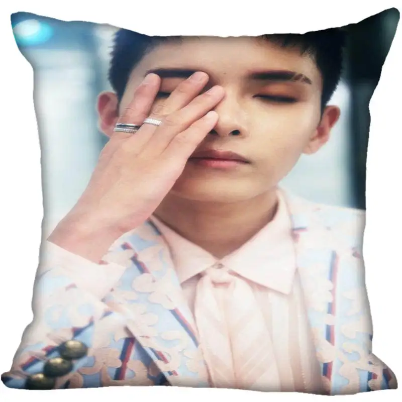 Квадратные шелковые наволочки Kpop с принтом ryeowok Super Junior 40x40 см 35x35 односторонняя