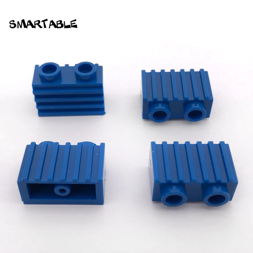 Специальный конструктор Smartable 1x2 с грилем строительные блоки MOC детали сделай сам