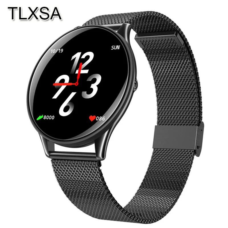 TLXSA IP68 водонепроницаемый спортивный фитнес трекер Смарт часы 1 3 дюйма цветной