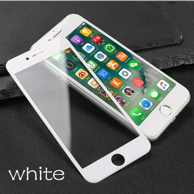 3D для iPhone 8 7 Plus полное покрытие закаленное стекло 6 6S защита экрана устойчивая к