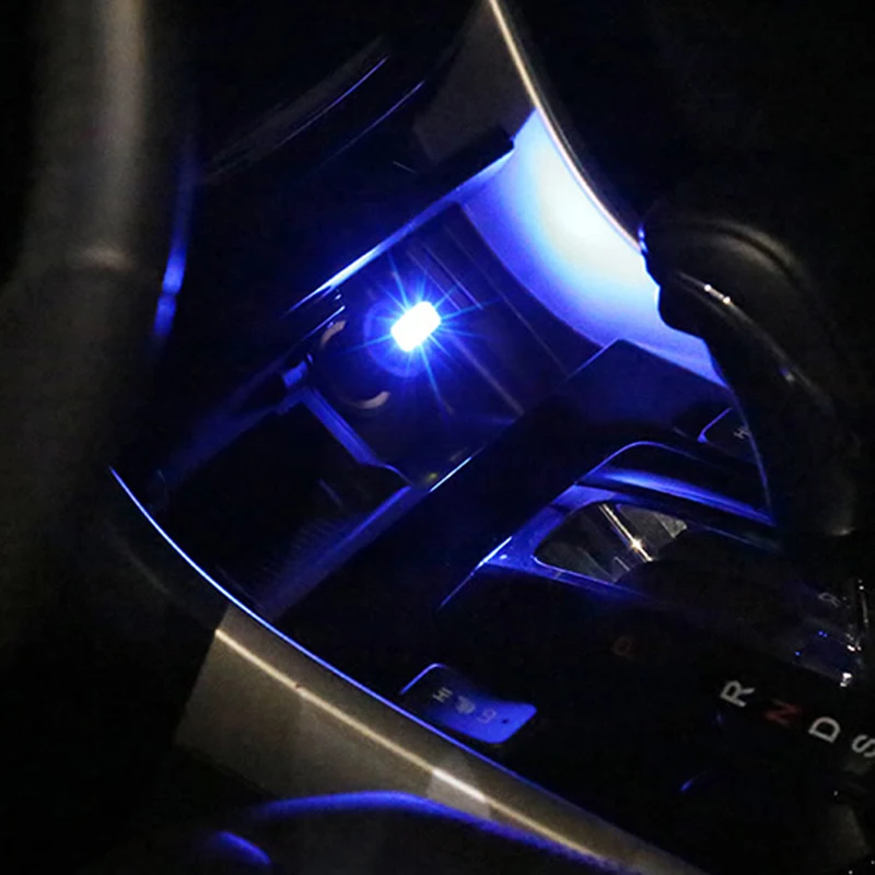 Автомобильный Универсальный USB светодиодный декоративный светильник