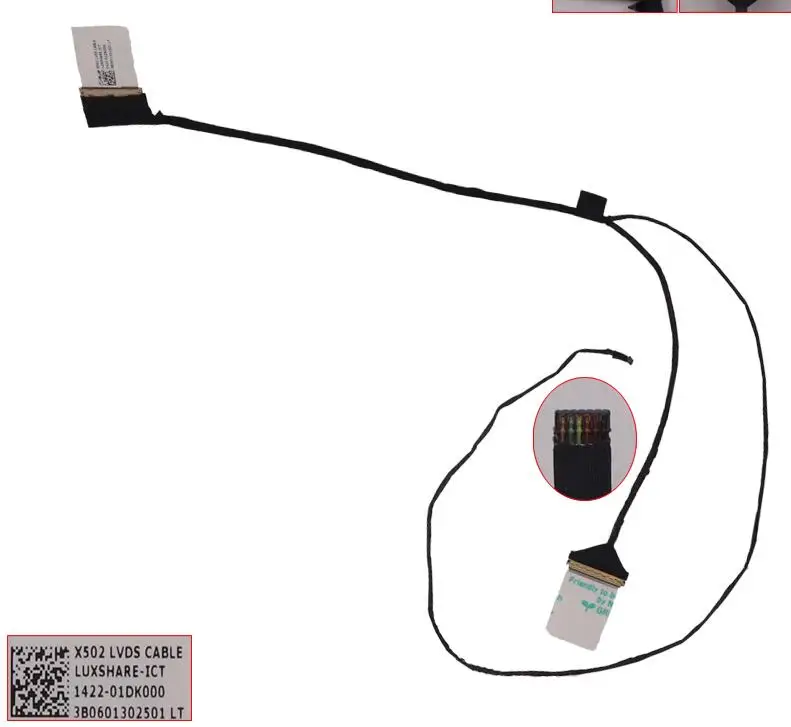 Новый ЖК светодиодный видео гибкий кабель для ASUS X502C F502C F502CA X502 X502CA P/N 1422 01CU000