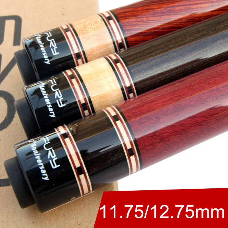 

New Arrival Maple FURY 1/2 Pool Cue Sticks 11.75mm/12.75mm Tips Billiard Cue Stick China 2018