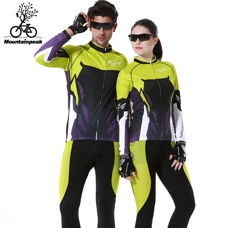 Mountainpeak cycling suit men and women long sleeve spring/summer bike riding trousers mountain equipment | Спорт и развлечения