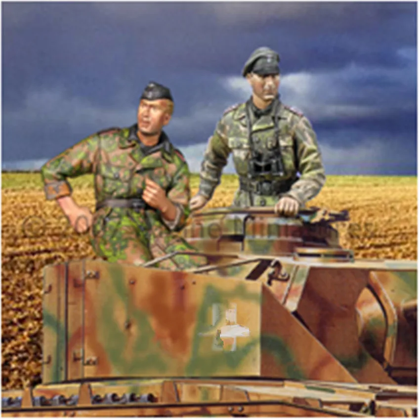 1/35 модельная фигурка из смолы в комплекте неразрисованная/A006 | Игрушки и хобби