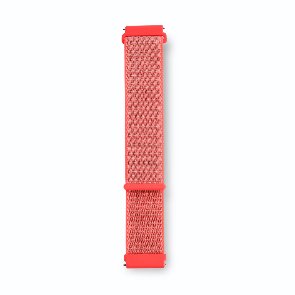 Hot Pink Ремешок 22 20 мм для samsung gear Sport S2 S3 Classic Frontier Watch Band Pebble Time steel Galaxy Watch 42 46mm Huami Amazfit Bip - Цвет ремешка: Hot Pink