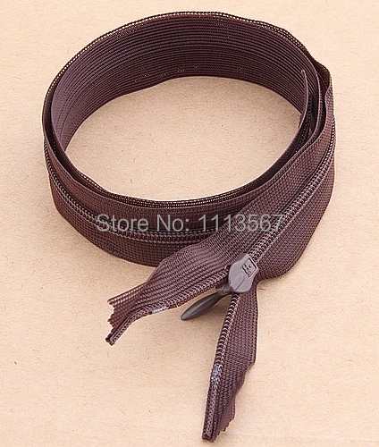 

100 pieces Brown Nylon Invisible Zipper Sewing 22inch Sewing Zippers z37