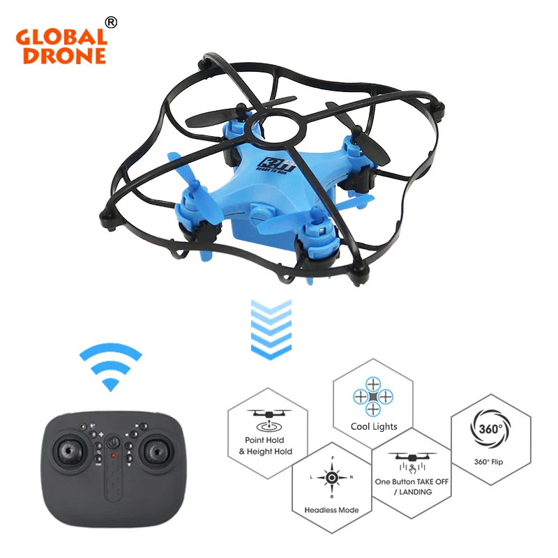 Global Drone GW123 мини Квадрокоптер RC вертолет нано микро дроны подарки игрушки для