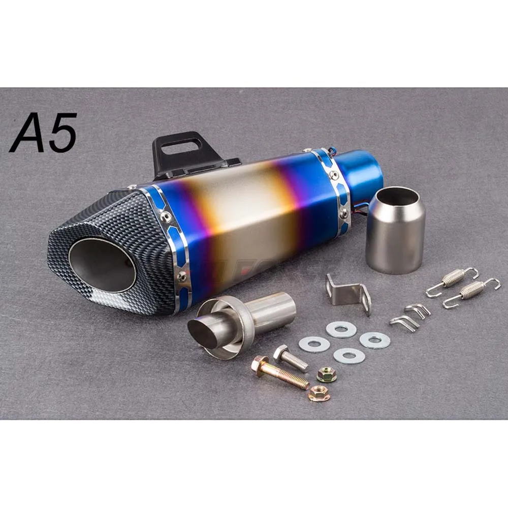 Универсальный мотоцикл Akrapovic выхлопная труба модифицированный глушитель скутер