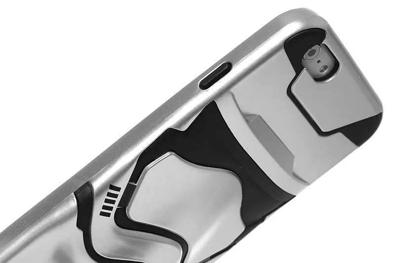 Stormtrooper 3D PC Silicon Case For iPhone 6 6S plus for Apple protector skin Sheath shell Coque Cover Back rubber moblie phone |