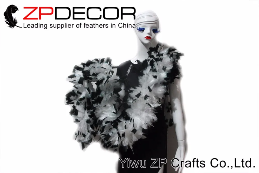 Zpdecoration 2 размера/партия высокое качество окрашенный белый с черным 150 г турецкие
