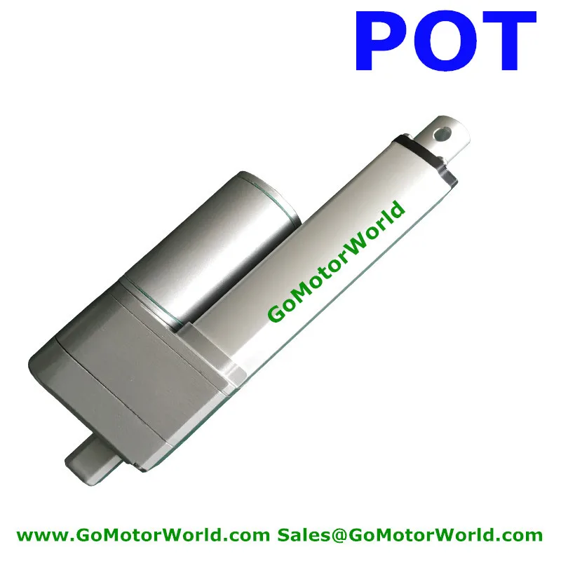 12 В 200 мм ход 10 мм/секция скорость 100 Н кг нагрузка Водонепроницаемый линейный привод с потенциометром обратная связь сигнала