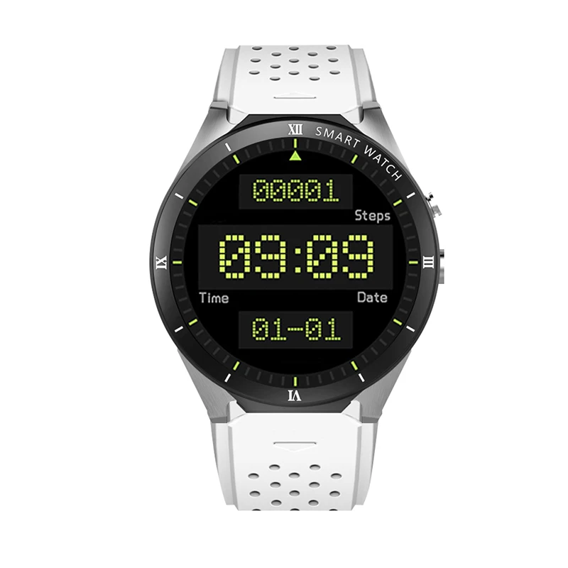 silver white Умные часы KW88 Pro, умные часы, Android 7,0, часы, телефон, 1 Гб+ 16 ГБ, умные часы, gps, WiFi, 3g, Bluetooth, vs x7, LEM5, Pro, умные часы - Цвет: silver white