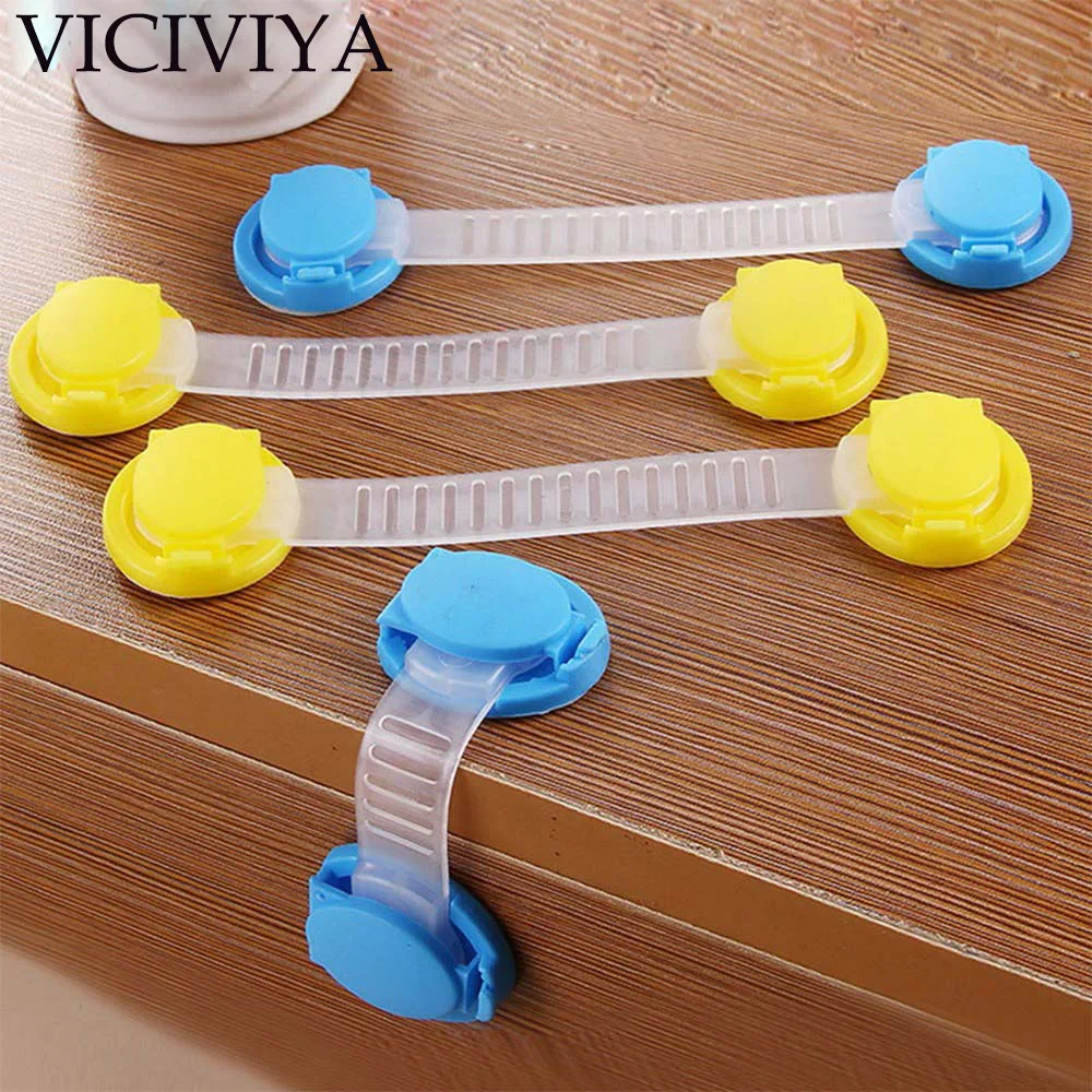10pcs/lot Baby Safety Locks Plastic Drawer Door Cabinet Cupboard Protection from Children kids Care Product | Мать и ребенок