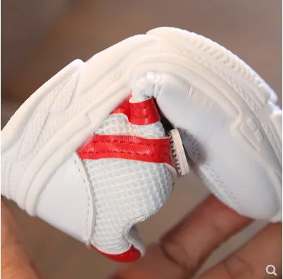 

NEW Spring Autumn Mesh Black Shoes Boy Kids Red Running Shoes Kids Sports Shoes for Children Princess Girls Shoes