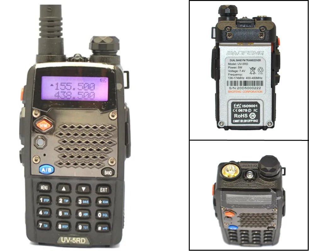Радиоприемник Baofeng радиоприемник для охоты два диапазона UHF 400 470 VHF 136 174 МГц|walkie