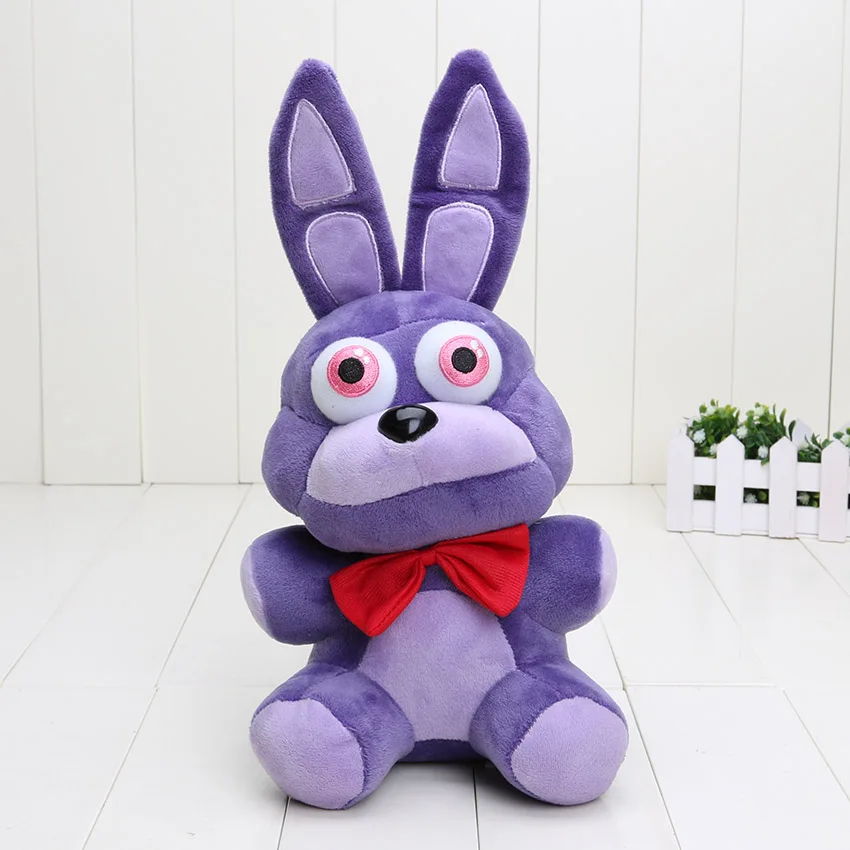 25 см-30 см игрушки FNAF с героями игры «пять ночей с Фредди плюшевый игрушечный медведь лиса Бонни и Чика Золотой Фредди кошмар Fredbear детские плюшевые игрушки - Цвет: Bonnie 25cm