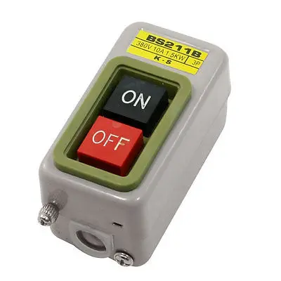 

NO OFF Self Locking Metal Power Push Button Switch 380V 10A