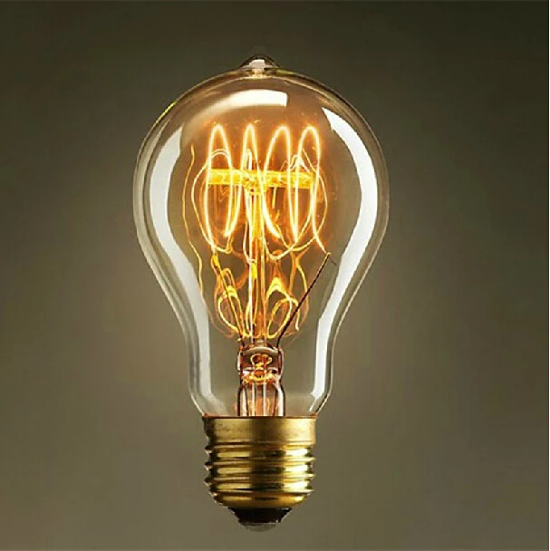 1900 Antique Vintage World Edison light Bulbs 40W 60W 110V 220V 240V Tube filament Tungsten Home Decor.Free Shipping A19 |
